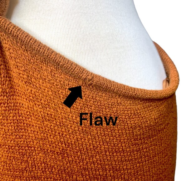 Cult Gaia Cameron Halter Knit Cutout Midi Dress in Amber Large Knotted Waist - Picture 12 of 14